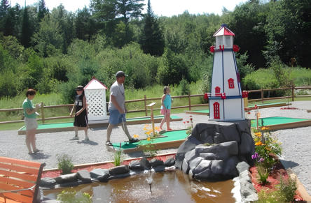 our 18 hole putt-putt course