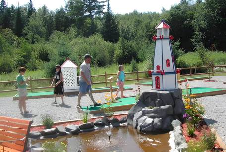 our putt-putt course