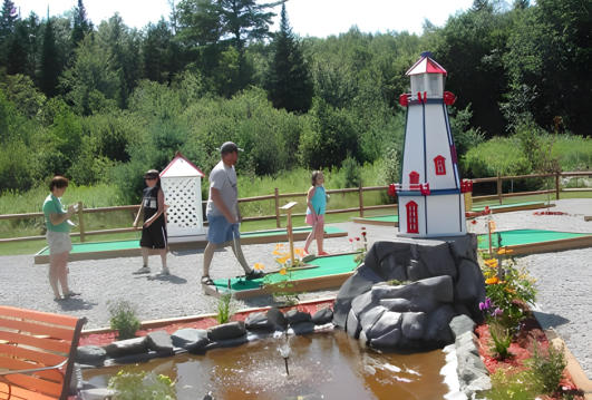 our putt-putt course